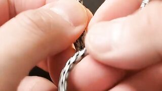 The DNA 2 Tone Paracord Keychain
