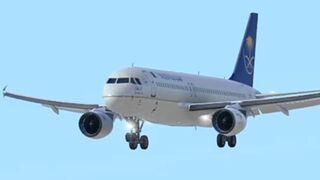 Real Flight Simulator  A320 Saudia Airlines Landing rfs landing airbus