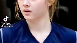 beautiful volleyball player