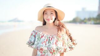 Young Asian Woman Smiling