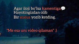 Men sizga vidio qilib beraman