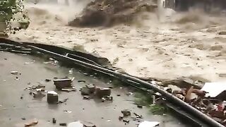Rain flood