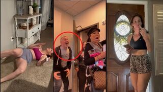WIFEY SCARE PRANK TIKTOK #3! NEW SCARE CAM PRANKS 2023 _ FUNNY VIDEOS COMPILATION.