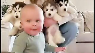 surprising the baby
