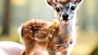 The Softest, Sweetest Little Deer Ever!  shorts cuteanimals animals adorablechicks viralvideo