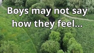 Boys may not say how they feel