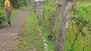 Beautiful Train Dhoho always pass by the afternoon