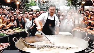 He Fried a CROCODILE Inside a Shopping Mall