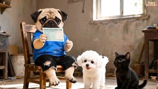 The story of Pug Puppy and his friends is heartwarming