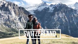 Menjelajah pegunungan Alpen di Swiss