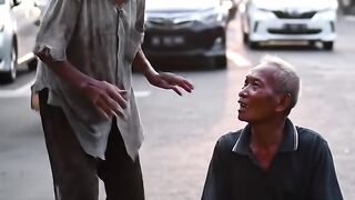 Old Couples Rhythm of Life at the Traffic Light