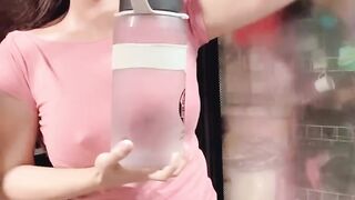 Drink first because youre thirsty