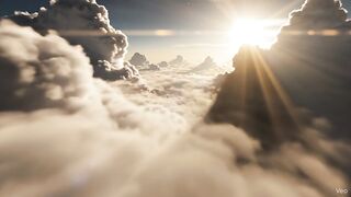 Cinematic Cloud Flight