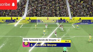 Gol fantastik kevin de bruyne