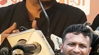 Bangladeshi cricketer Shakib Al Hasan