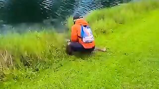 CATCHING BIG LIZARDS! iguana fyp