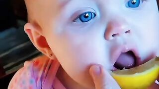 Cute baby expression