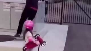 Dad tried tho show off