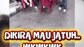 Being chased by a dog makes you laugh