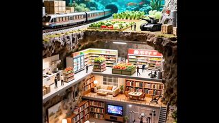 The beauty of the underground city