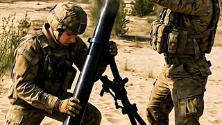 USA army Real Rocket Cannon Launch Soldiers Load Fire Small Missile in Desert military army