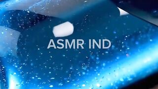 Asmr cuttingskills blue jelly