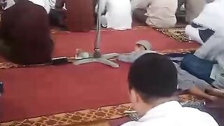 Friday prayers at the mosque