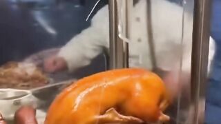 Roast Duck Comes Back to Life! Everyone Panicks in the Middle of the Street