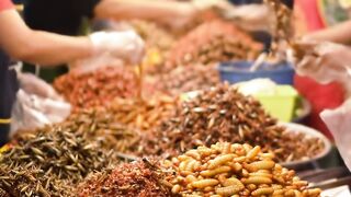 Exploring a Crazy Asian Food Market!