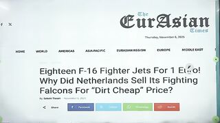 F-16 Fighter Jets Sold for One Euro  Shocking NetherlandsRomania Deal Explained!
