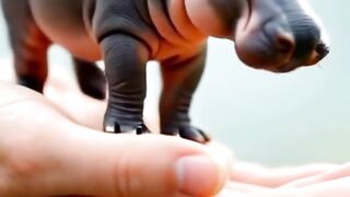 This Baby Hippo Is Cuter Than Your Puppy  shorts animals viralvideo cute viral viralshorts