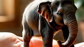 Clumsy Baby Elephant  Instant Happiness  shorts  animals shortvideo cute viral viralvideo