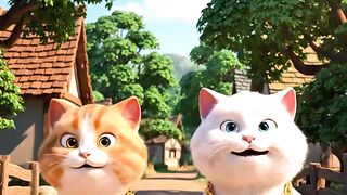 The Fried Chicken Fight  Funny Cat Short