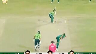 Saim ayub beautiful batting against south Africa