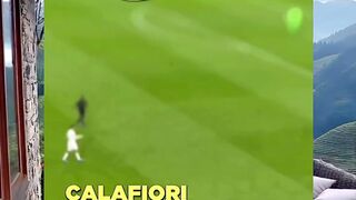 Calafiori emosi banget sampe debat sama ballboy