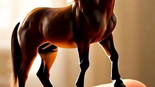 Adorable Baby Horse is Playing on the Finger  shorts shortvideo short shortsfeed shortsvideo