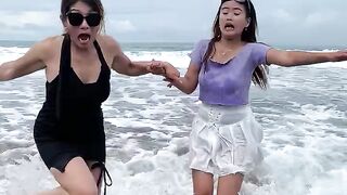 Swim beautiful girl