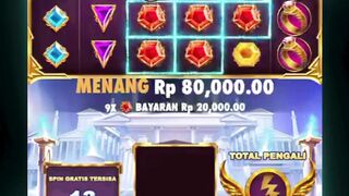 ZEUS kasih petir keberuntungan hari ini!  Menang besar di Gates of Olympus bareng MESINGG!