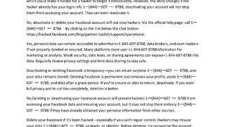 Facebook Account Hacked