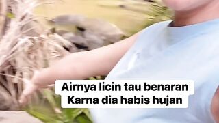 Habis ujan licin guys