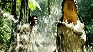 Man  Fishermans Close Call with a Crocodile!