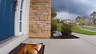 Security Camera Captures an Unfortunate Public Event