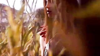 The Girl chased by human eater deadly monsters