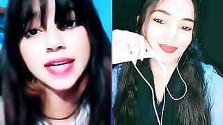 Bangladeshi beautiful Queen monika vs indian items girls Anika bigo live open show pat -1