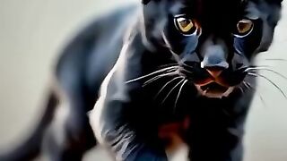 OMG, A Baby Black Panther!  blackpanther babyanimal shorts viral bigcat wildlife adorable