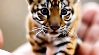 Baby Jaguar or Tiger Cub?  shorts short viral viralvideo animals cuteanimals shortvideo