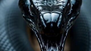 Pure Nightmare Fuel Black Mamba  shorts blackmamba snake deadliest scary wildlife nature