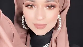 Hijab style for wedding