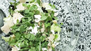 Fresh vegetables salad