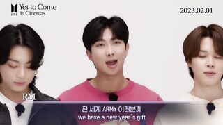 BTS (방탄소년단) 'Yet To Come in Cinemas' Announcement